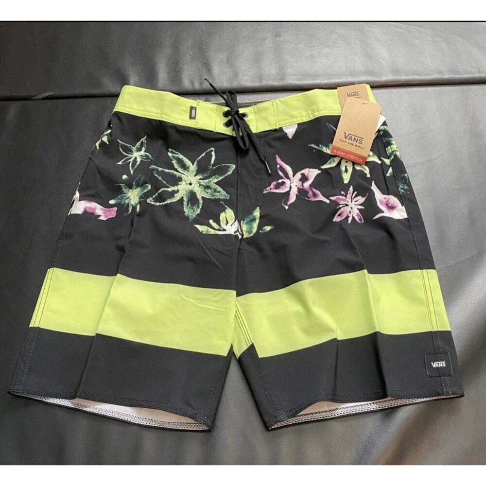 NWT Vans Board Shorts / Swim Trunks Boys Youth Size 30